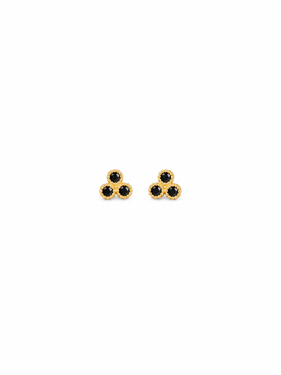 Aretes Trío Negro
