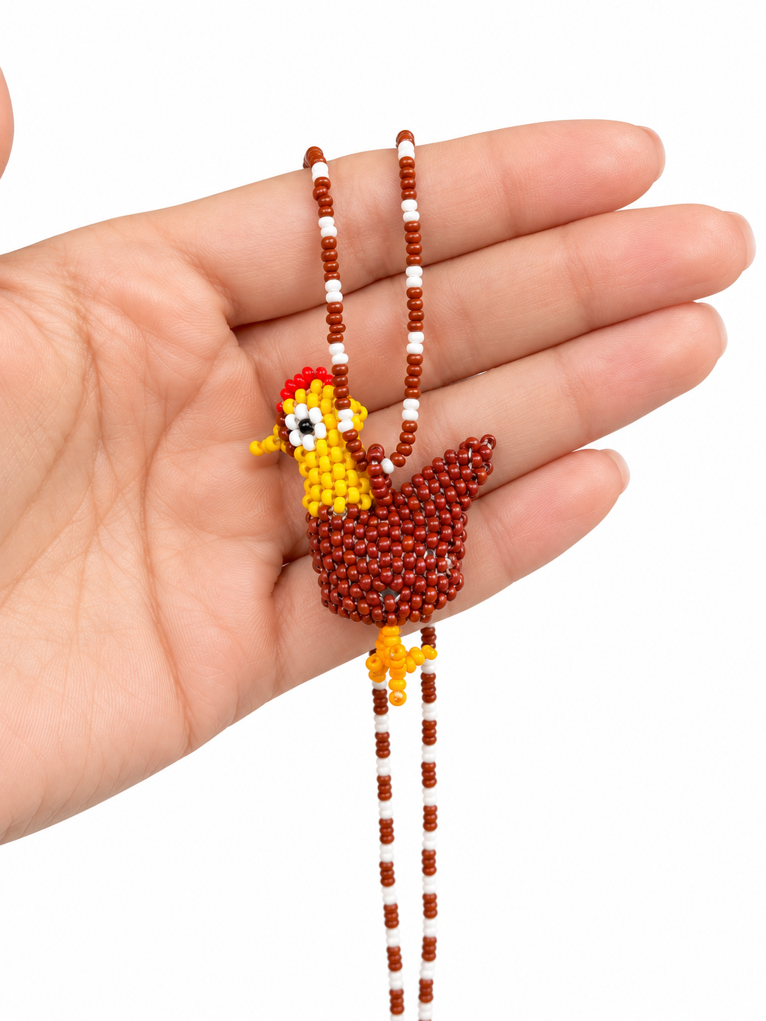 Collar Gallito de Mostacillas