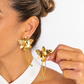 Aretes Orquídea Esmeralda ✨