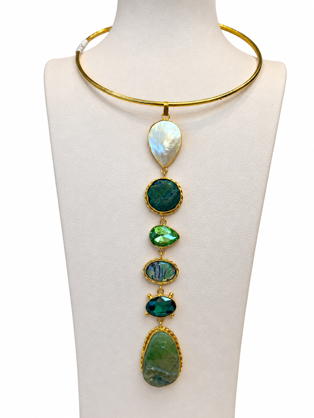Collar Verde Esmeralda