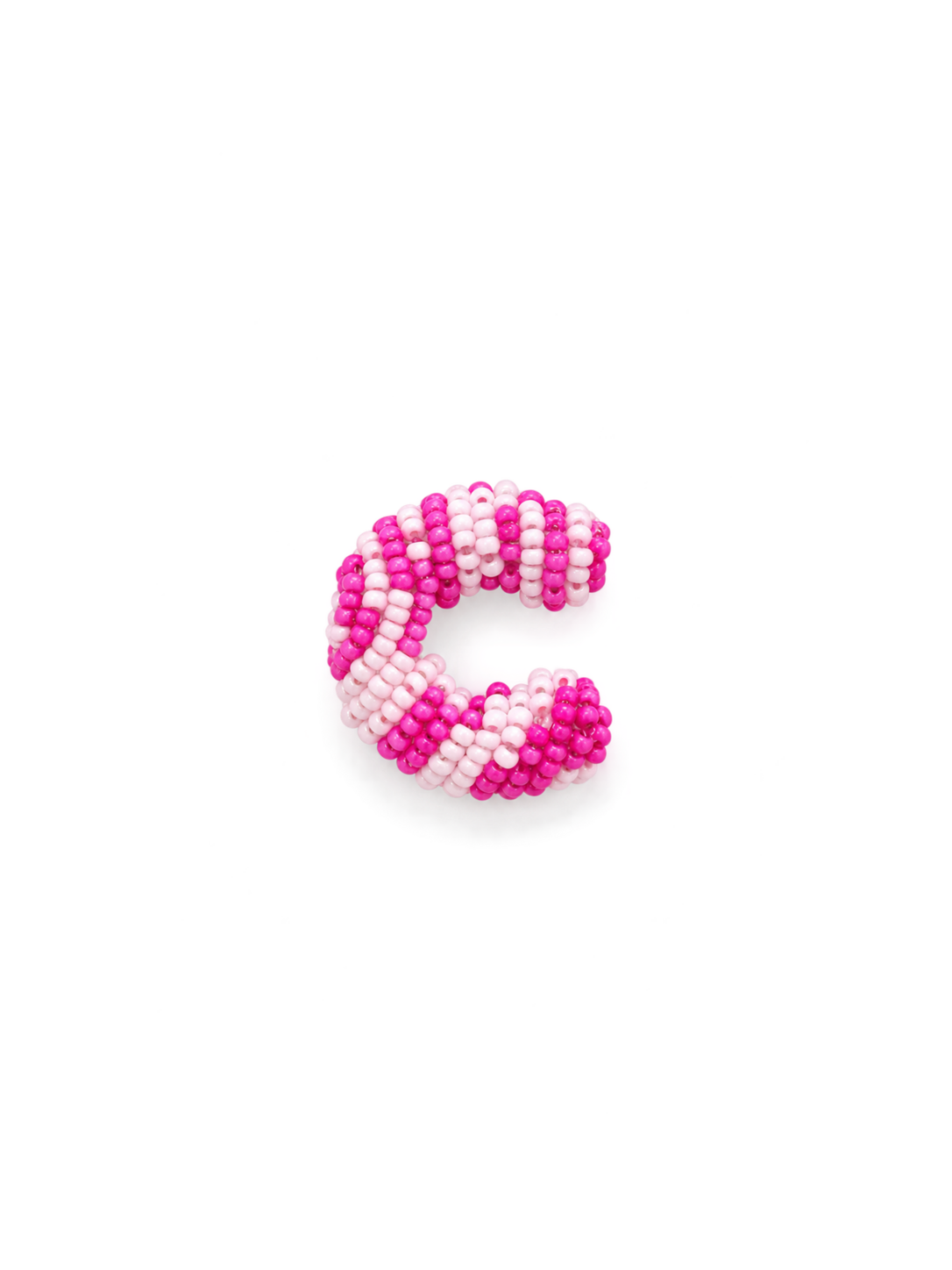 Ear cuffs tejidos en mostacillas