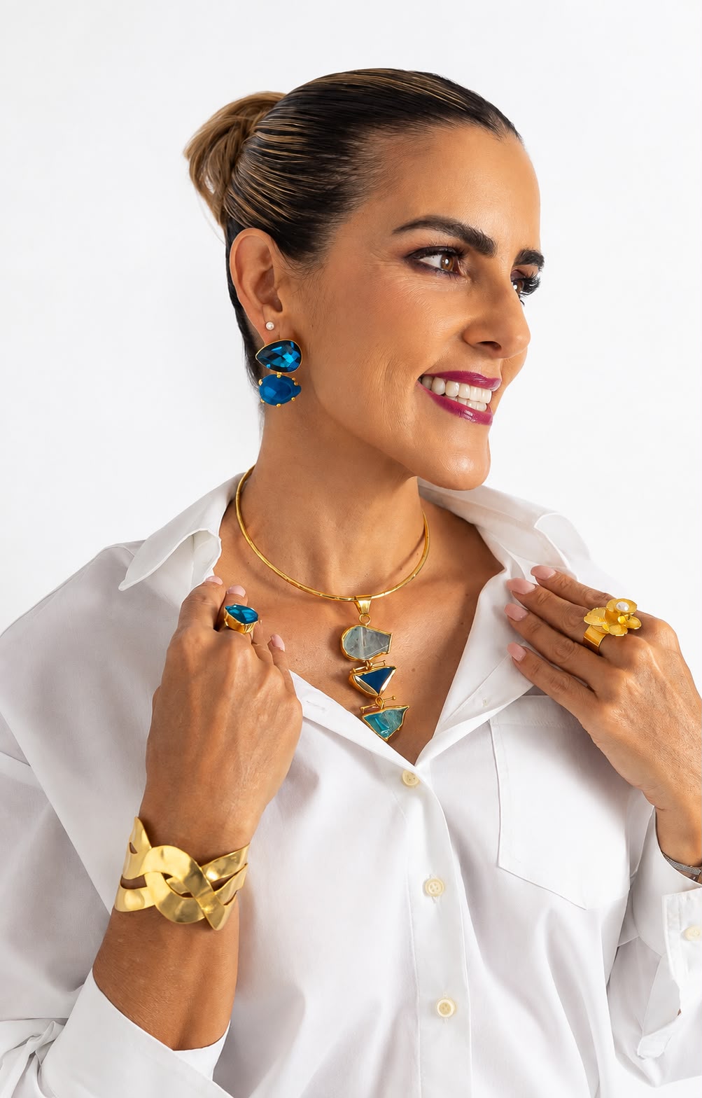Aretes Azul Turquesa